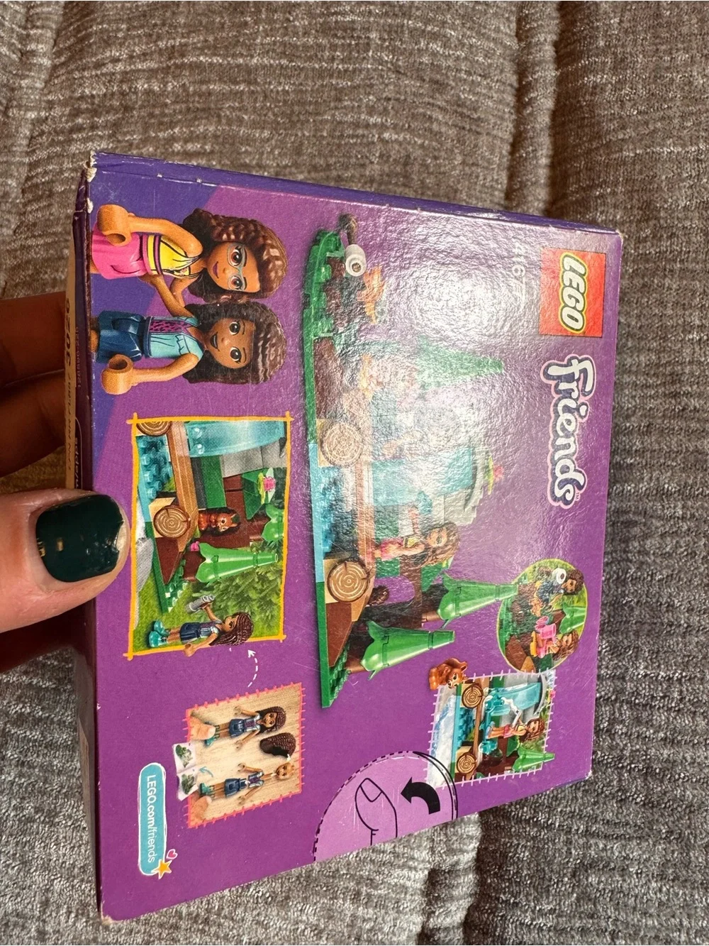 LEGO Friends Forest Waterfall Playset - Green, Brown, Blue, Purple - Picture 2 of 2